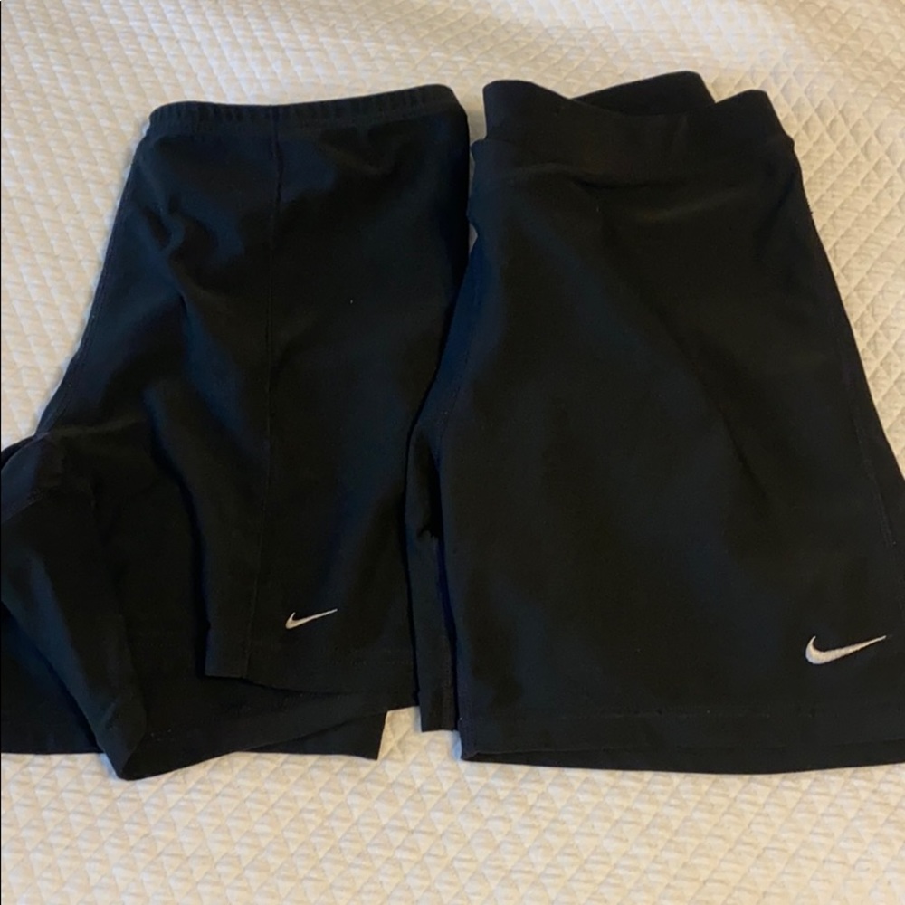 Women’s Nike Dri Fit shorts (2 pair) LARGE